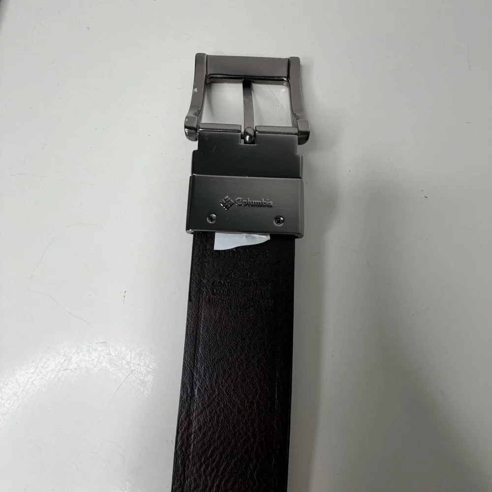 Columbia Reversible Belt Mens Black Brown Swivel Buckle Classic‎ 43